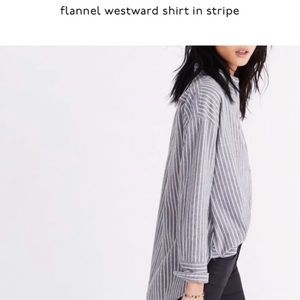 NWT Madewell flannel Westward shirt